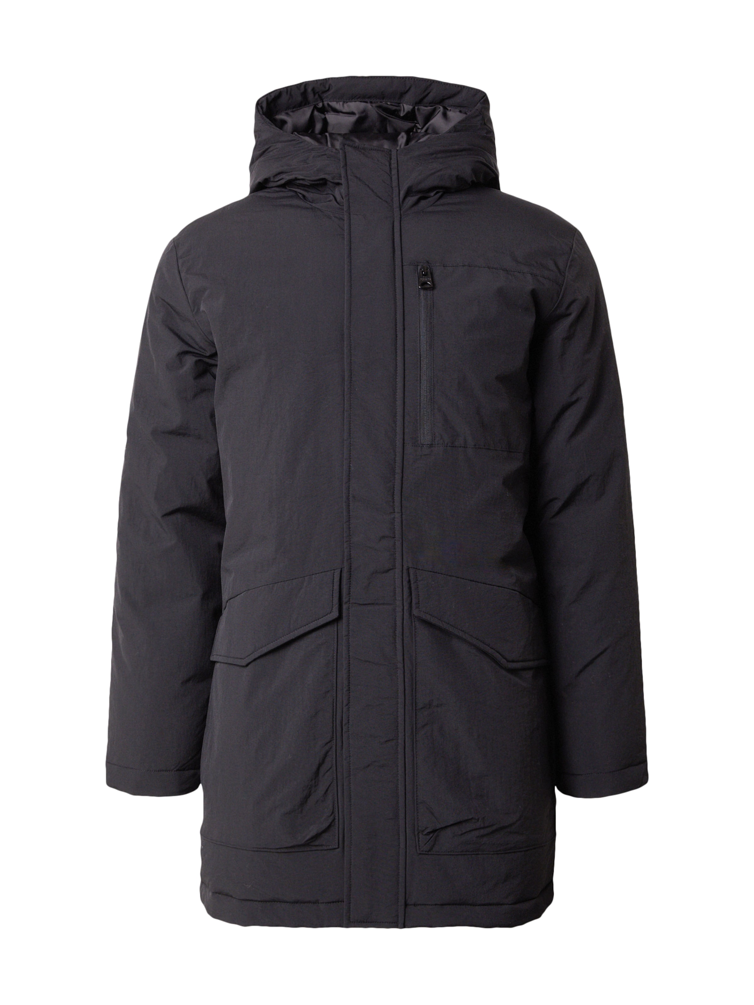 Parka di mezza stagione 'ONSGlobal' di Only & Sons in nero: frontale