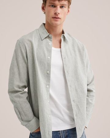 Regular fit Camicia business di WE Fashion in verde