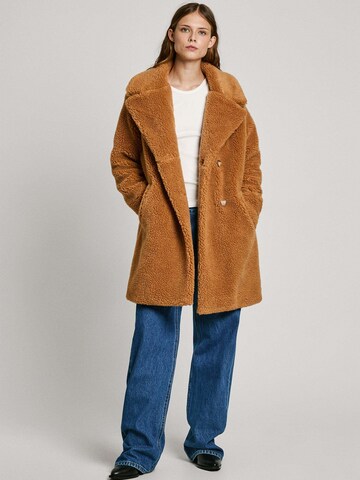 Pepe Jeans Winter Jacket 'Ruby' in Brown