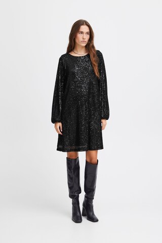 ICHI - Vestidos camiseiros 'FAUCI' em preto