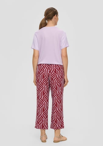 T-shirt s.Oliver BLACK LABEL en violet