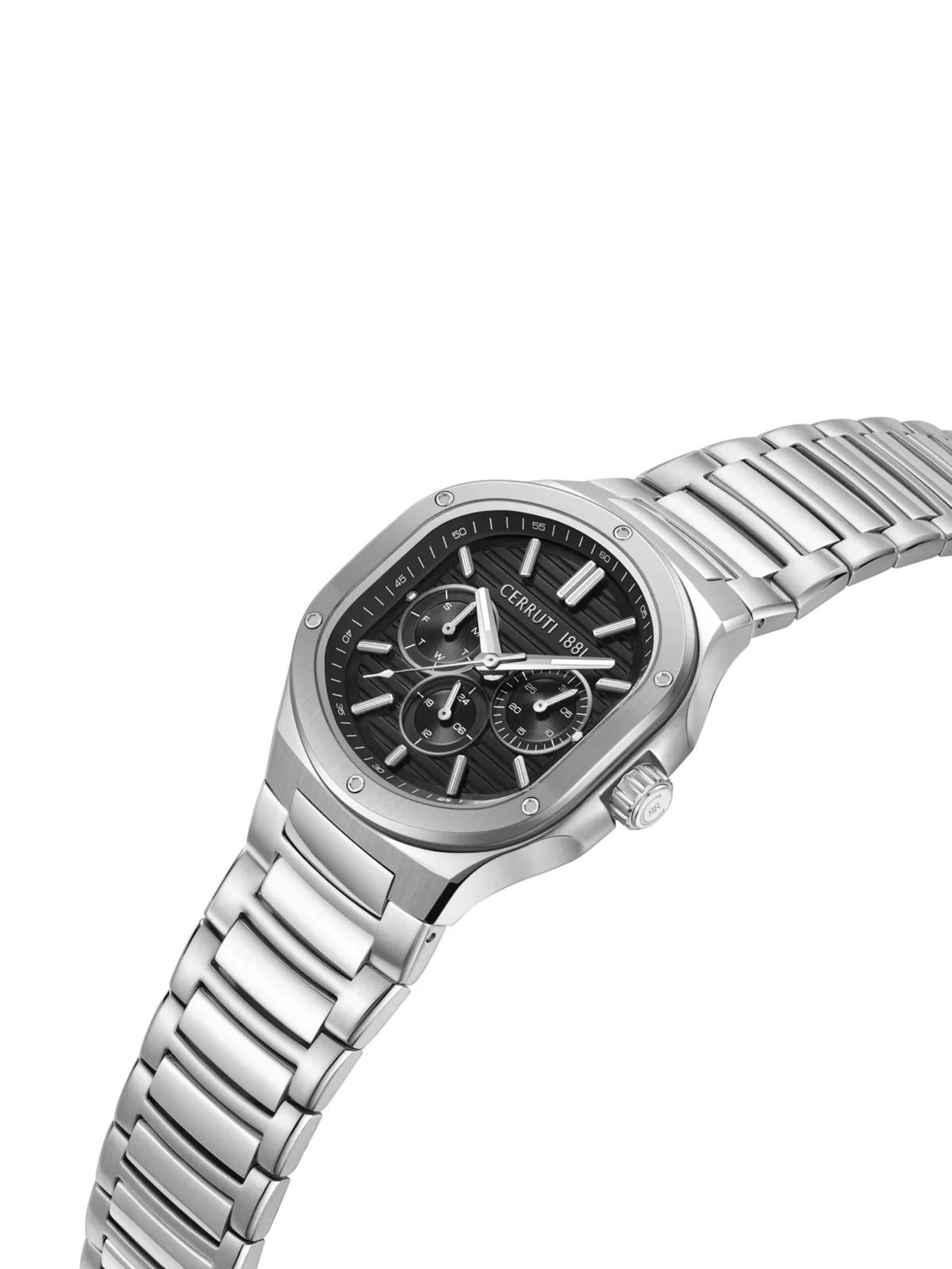 Montre à affichage analogique 'Trento' CERRUTI 1881 en argent