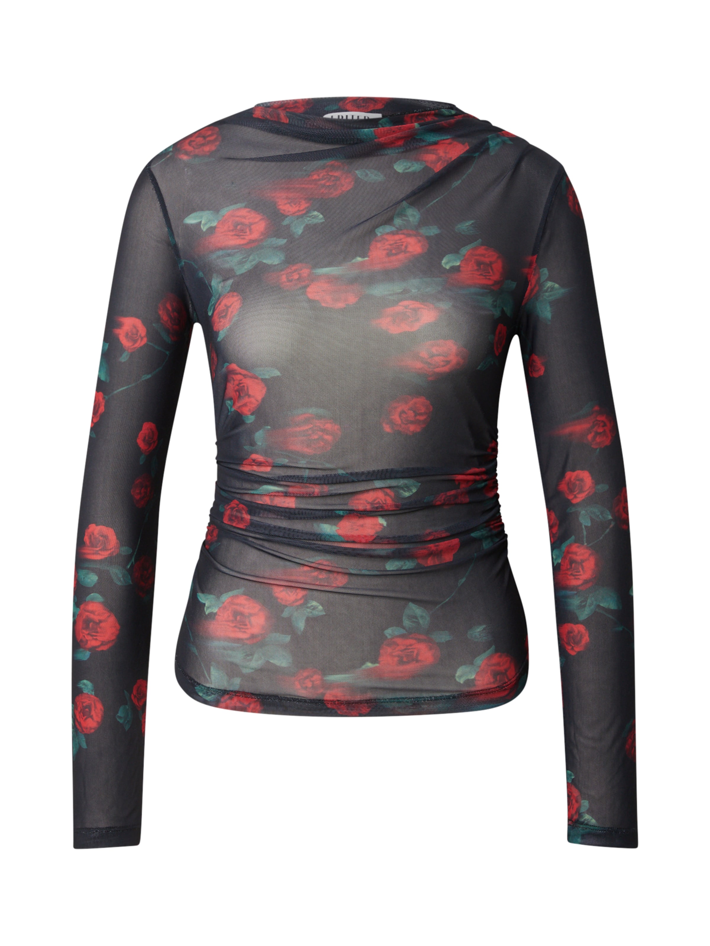 Maglietta 'Veloria' di EDITED in nero: frontale