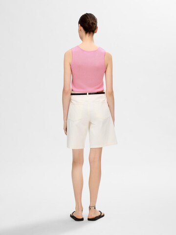 SELECTED FEMME Knitted top 'Moon' in Pink