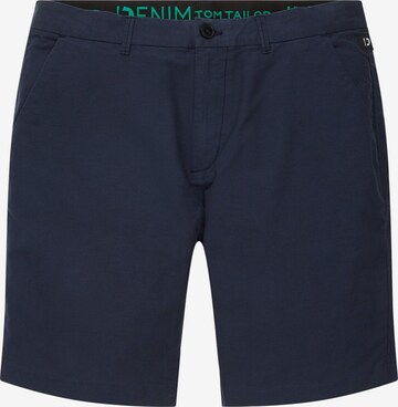 TOM TAILOR DENIM Shorts in Blau: predná strana