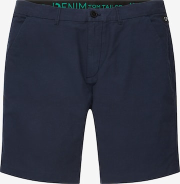 TOM TAILOR DENIM Shorts in Blau: predná strana