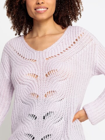 LASCANA Sweater in Purple