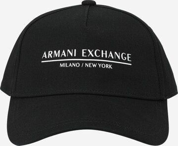 ARMANI EXCHANGE - Gorra en negro