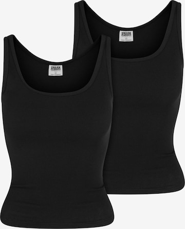 Top di Urban Classics in nero: frontale