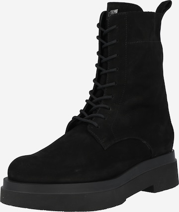 Högl - Botines con cordones en negro: frente