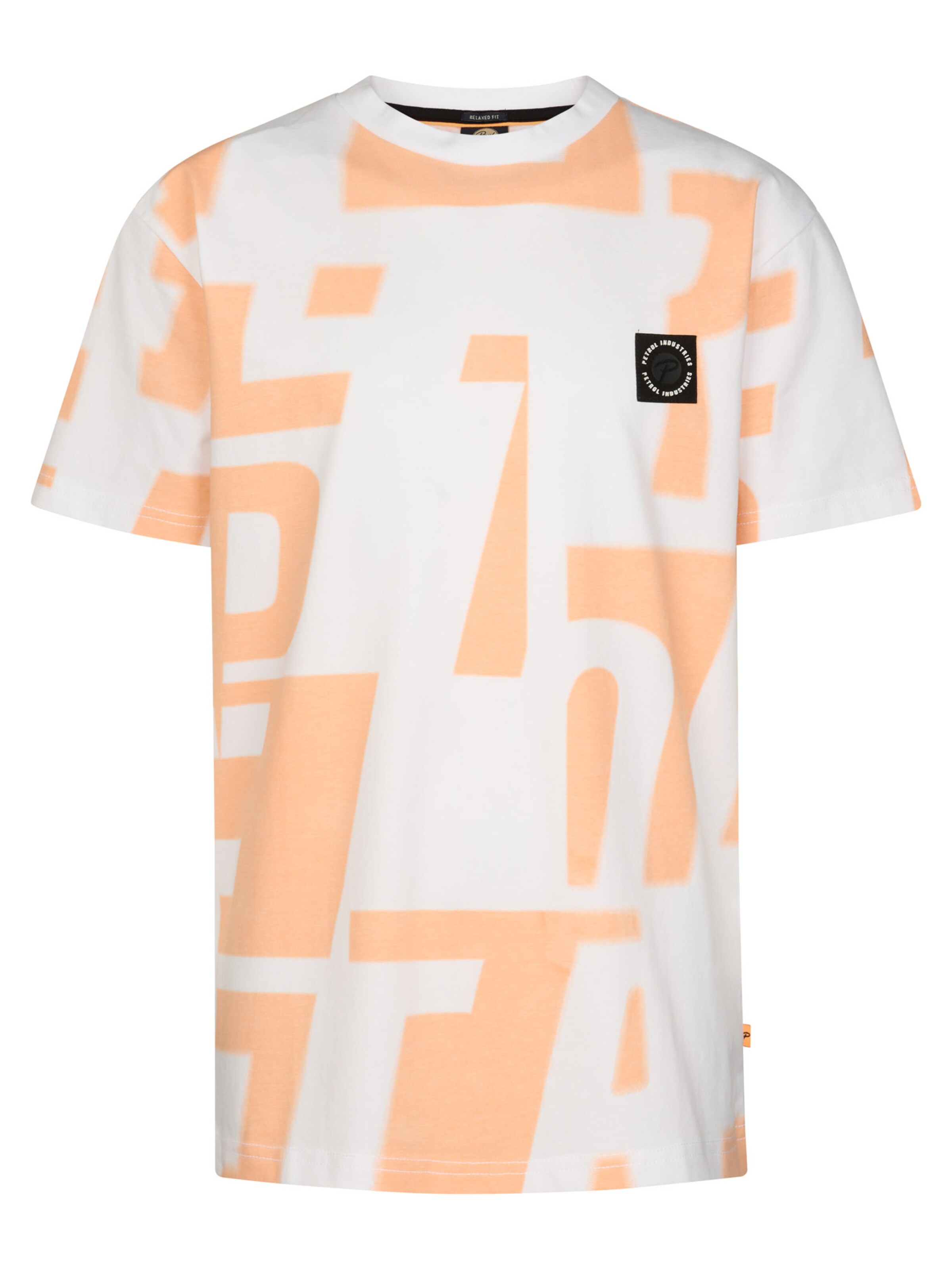 Petrol Industries Shirt 'Montaña' in Wit: voorkant