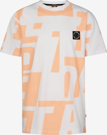 Petrol Industries Shirt 'Montaña' in Wit: voorkant