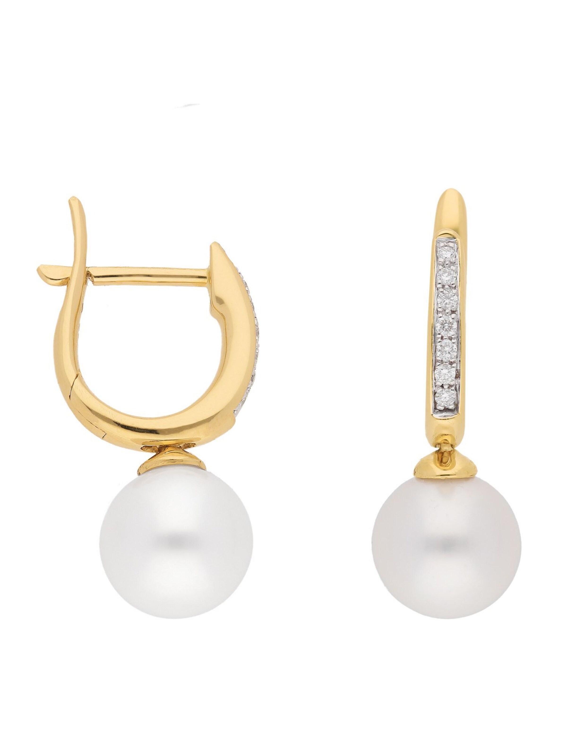 Adelia´s Ohrringe in Gold: Vorderseite