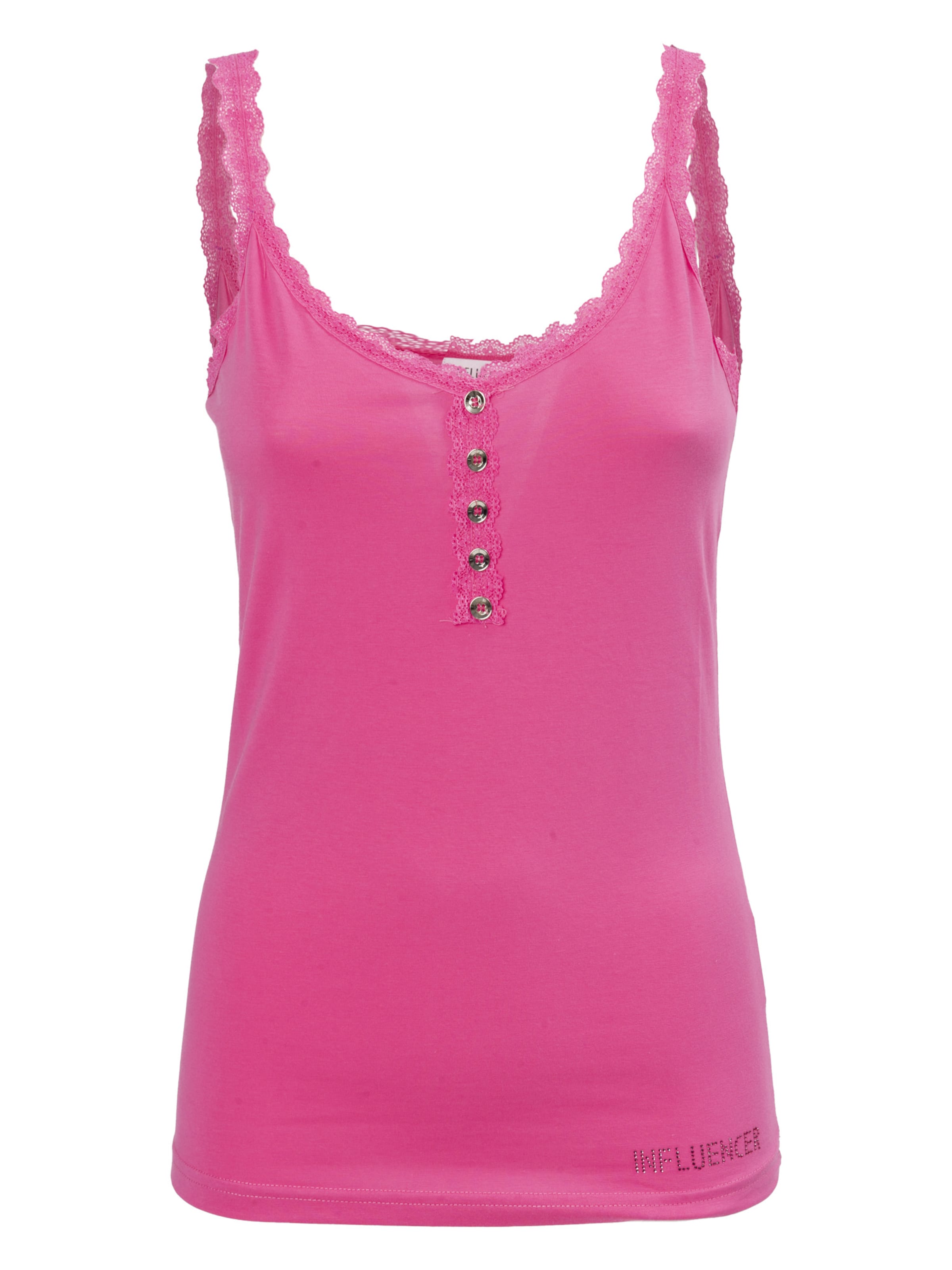 Top di Influencer in rosa: frontale