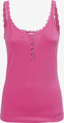 Influencer Top in Pink: front