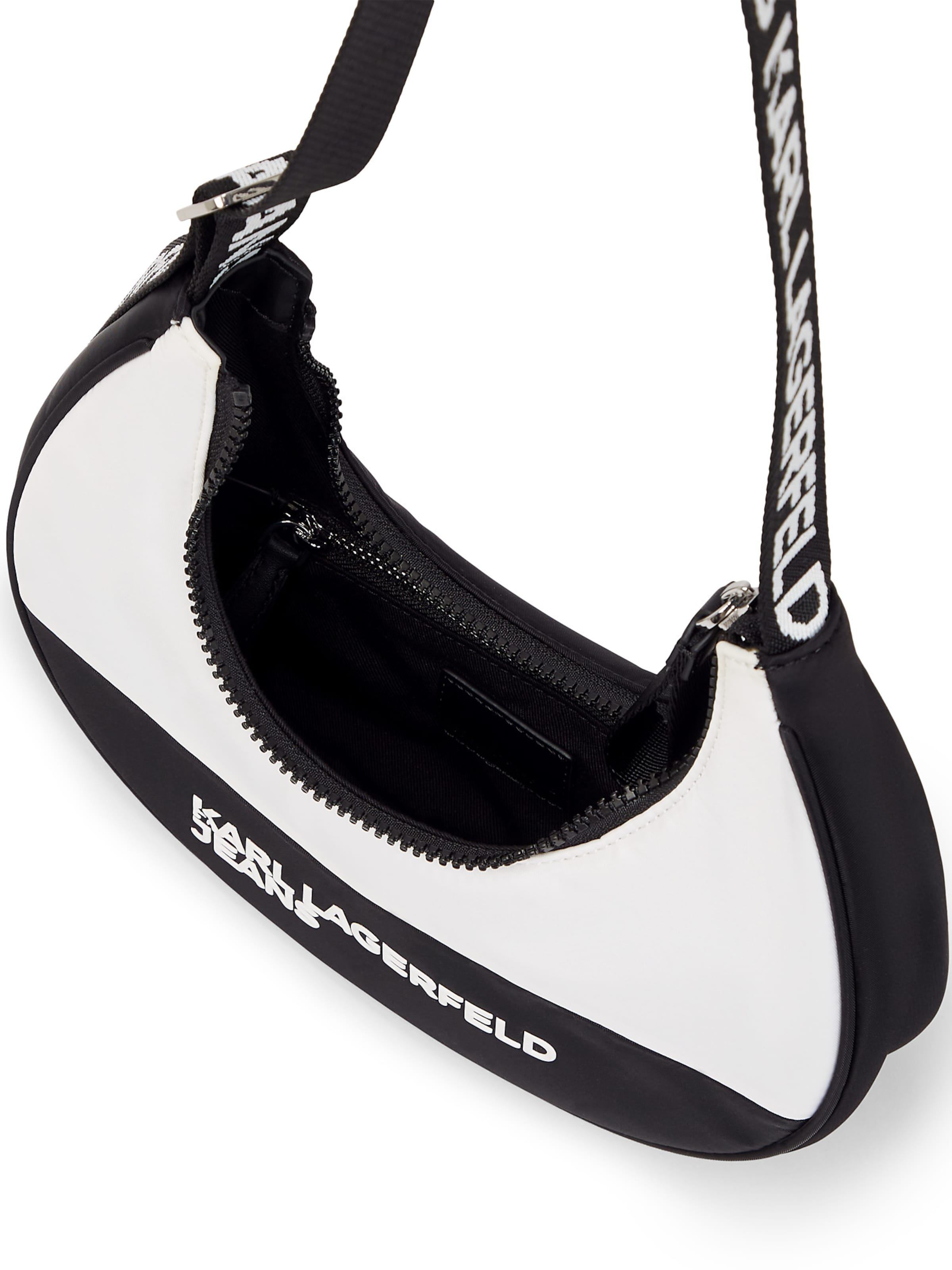 KARL LAGERFELD JEANS Torba za čez ramo | bela barva