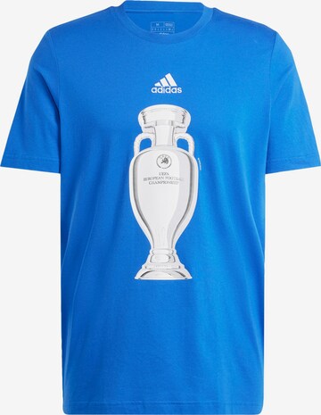 T-Shirt ADIDAS PERFORMANCE en bleu : devant