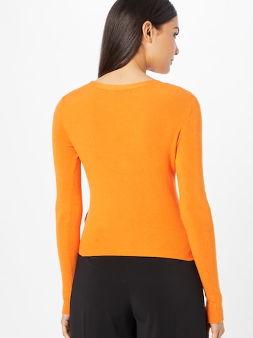 LENI KLUM x ABOUT YOU Strickjacke 'Vicky' in Orange