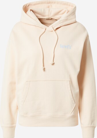 Felpa 'Graphic Standard Hoodie' di LEVI'S ® in beige: frontale