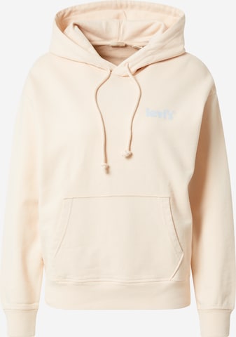 LEVI'S ® Sweatshirt 'Graphic Standard Hoodie' in Beige: front