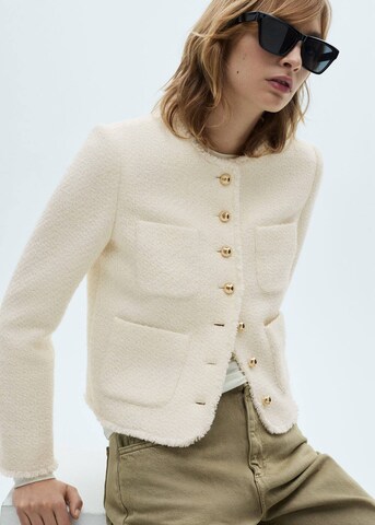 MANGO Jacke 'Wintour' in Beige