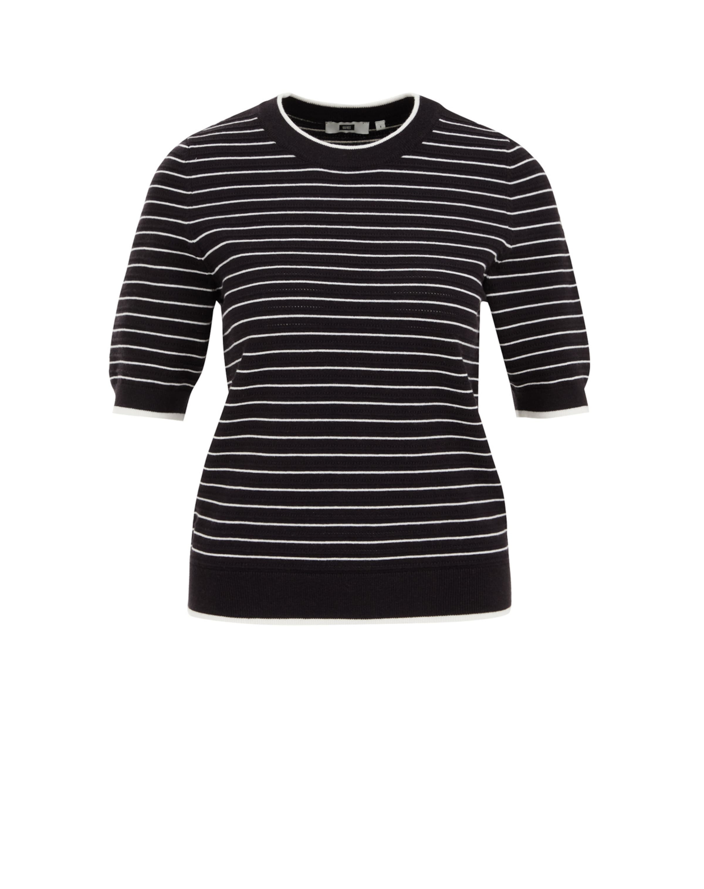 juoda WE Fashion Megzta palaidinė be rankovių: priekis