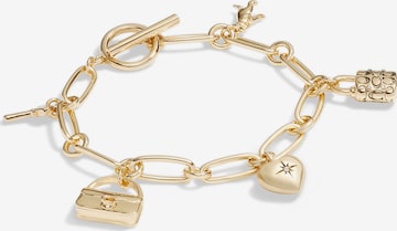 COACH - Pulseira 'ICONIC CHARM' em ouro: frente