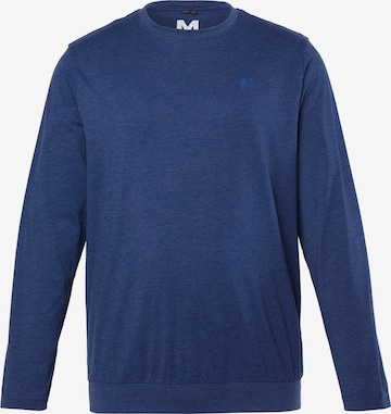 Men Plus Shirt in Blau: Vorderseite