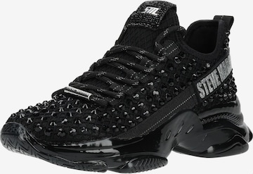 Baskets basses STEVE MADDEN en noir : devant