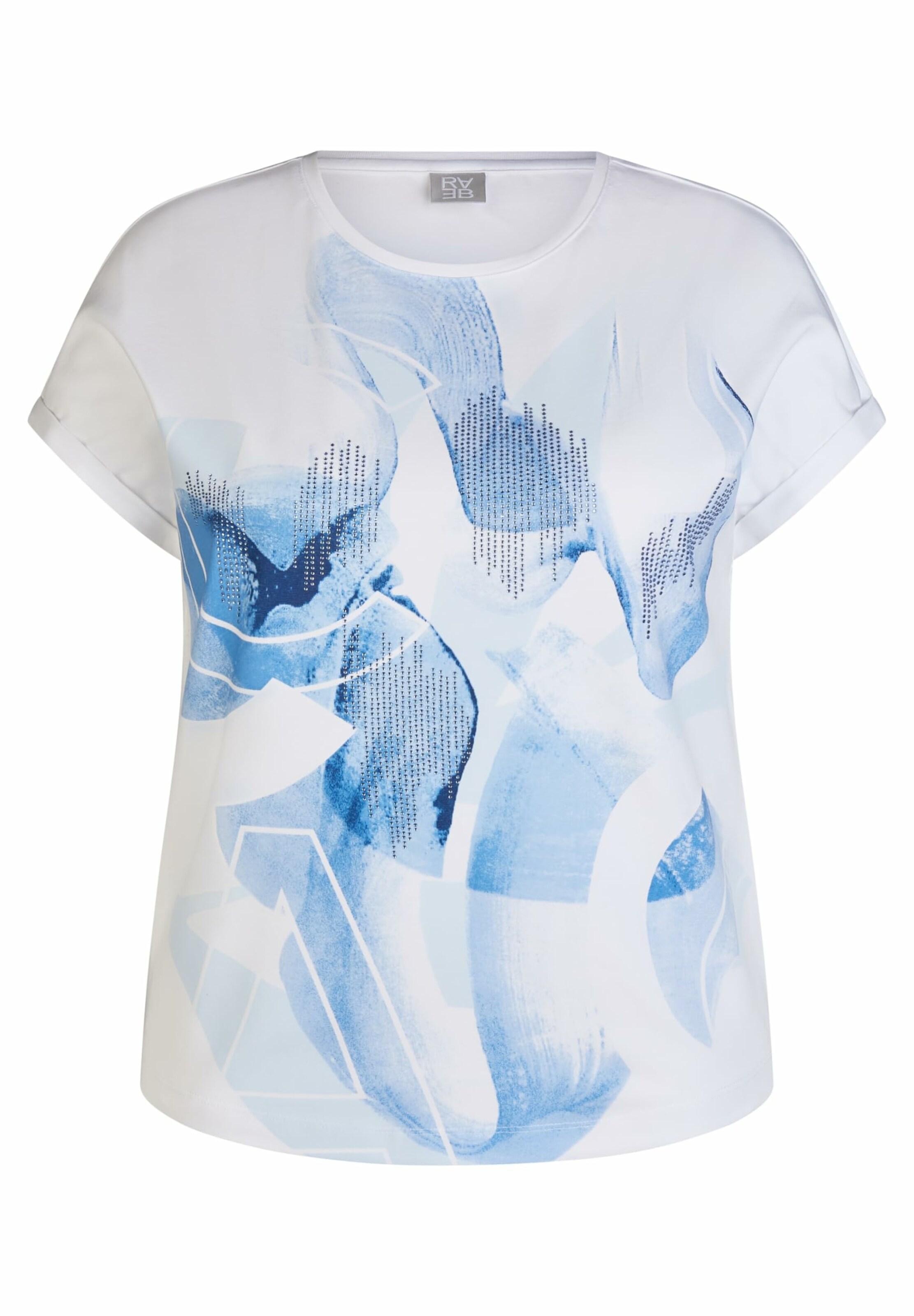 Rabe T-Shirt in Weiß: Vorderseite