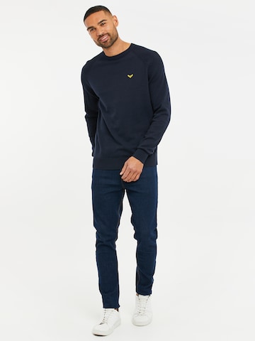 Threadbare Sweater 'Badger' in Blue