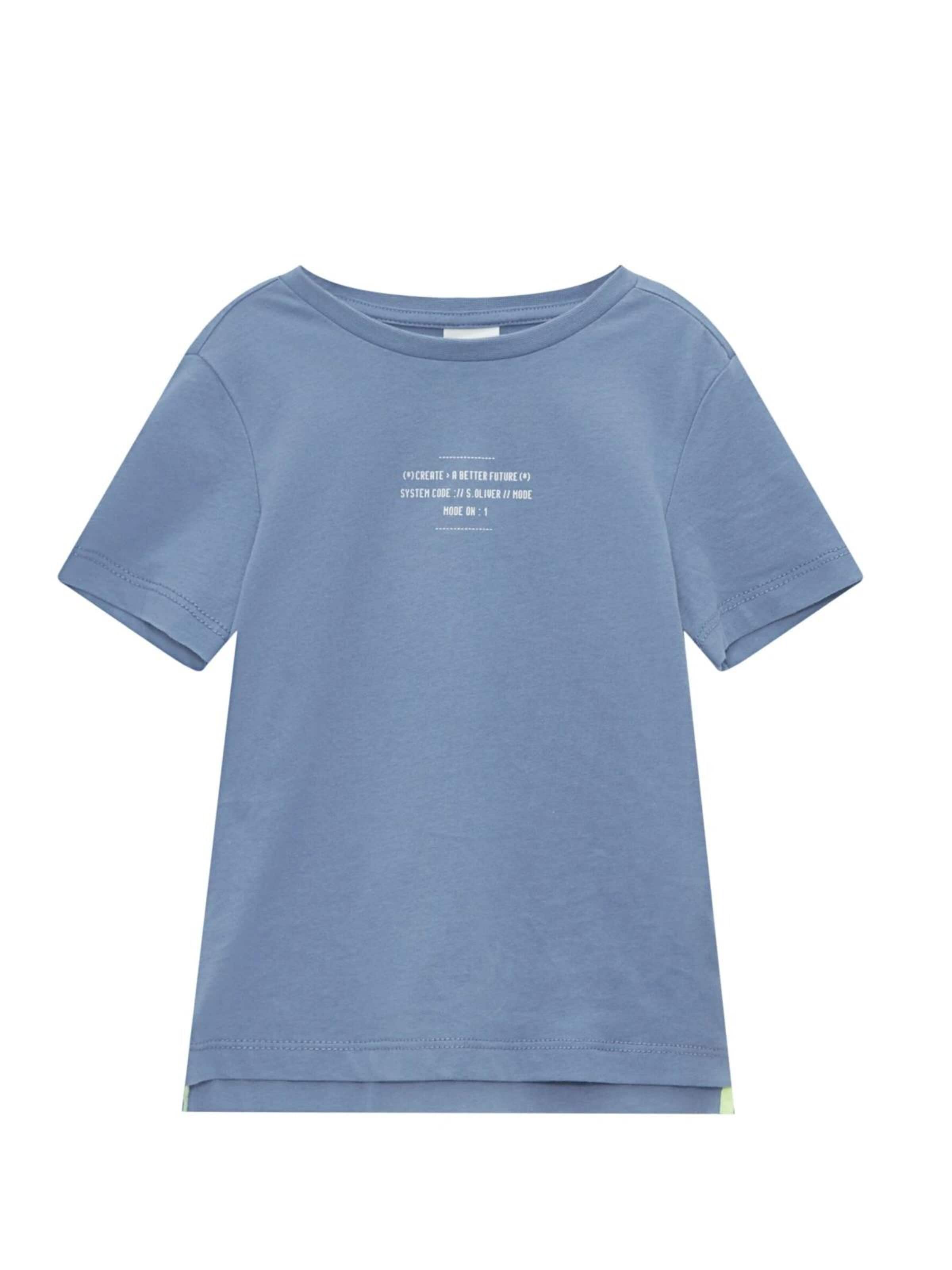 s.Oliver Shirt in Blauw: voorkant