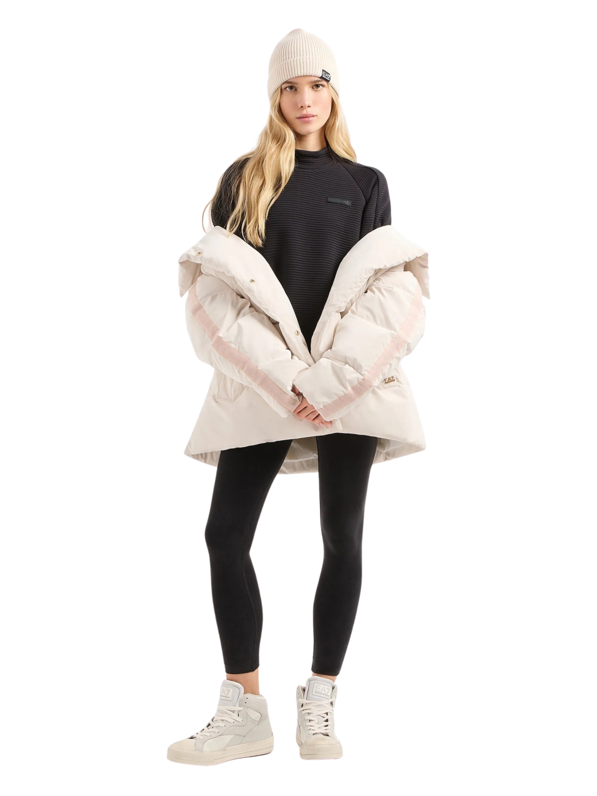 EA7 Emporio Armani Sweatshirt i sort