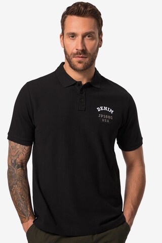 T-Shirt JP1880 en noir : devant