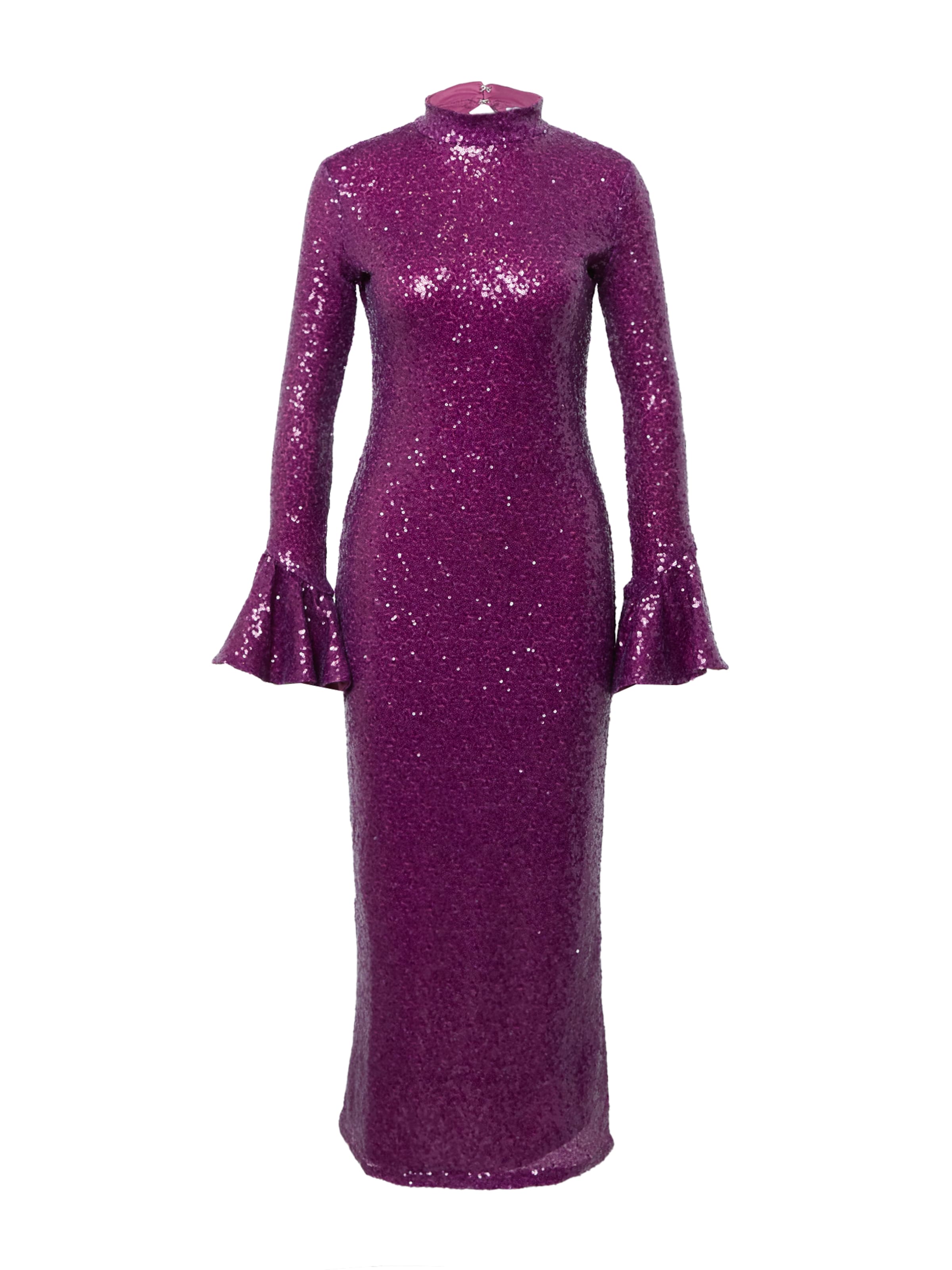 Warehouse Βραδινό φόρεμα σε λιλά: μπροστά