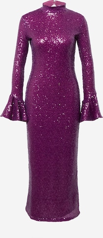 Warehouse - Vestido de festa em roxo: frente