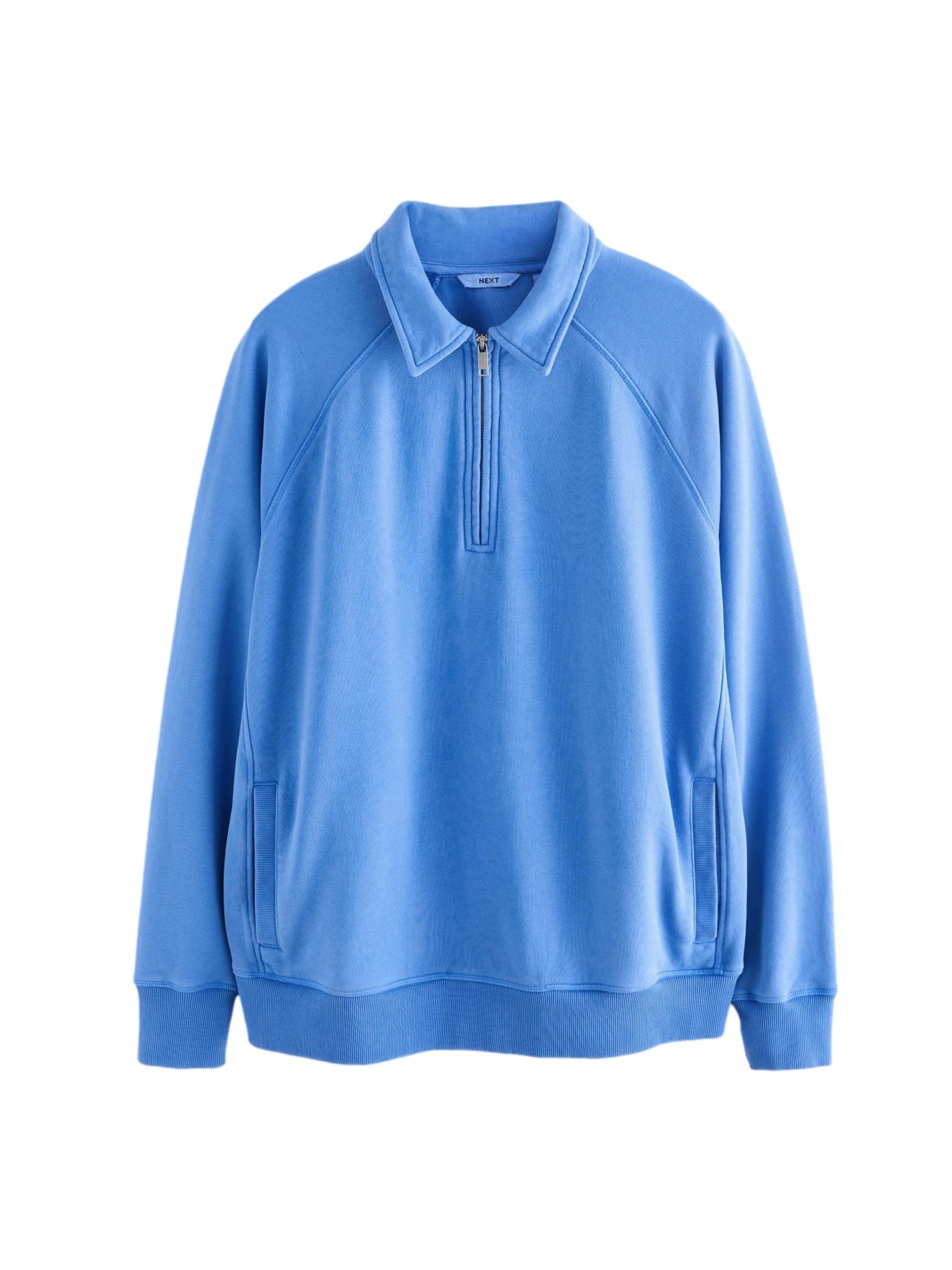 Next Sweatshirt in M in de kleur Lichtblauw, Productweergave