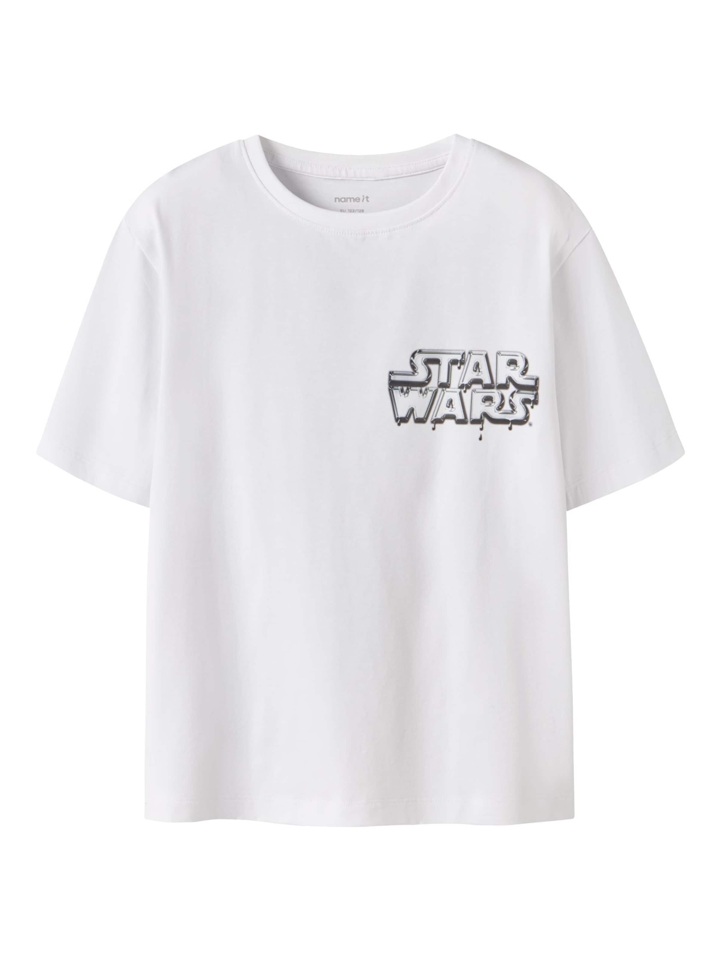 T-Shirt 'Star Wars' NAME IT en blanc : devant