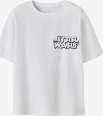 T-Shirt 'Star Wars' NAME IT en blanc : devant