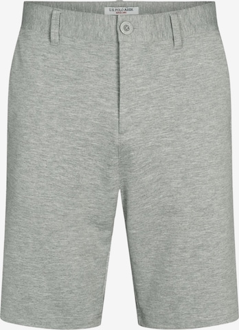 U.S. POLO ASSN. Regular Chinohousut 'Jack' värissä harmaa: etupuoli