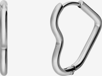 Lucardi Ohrringe in Silber: Vorderseite