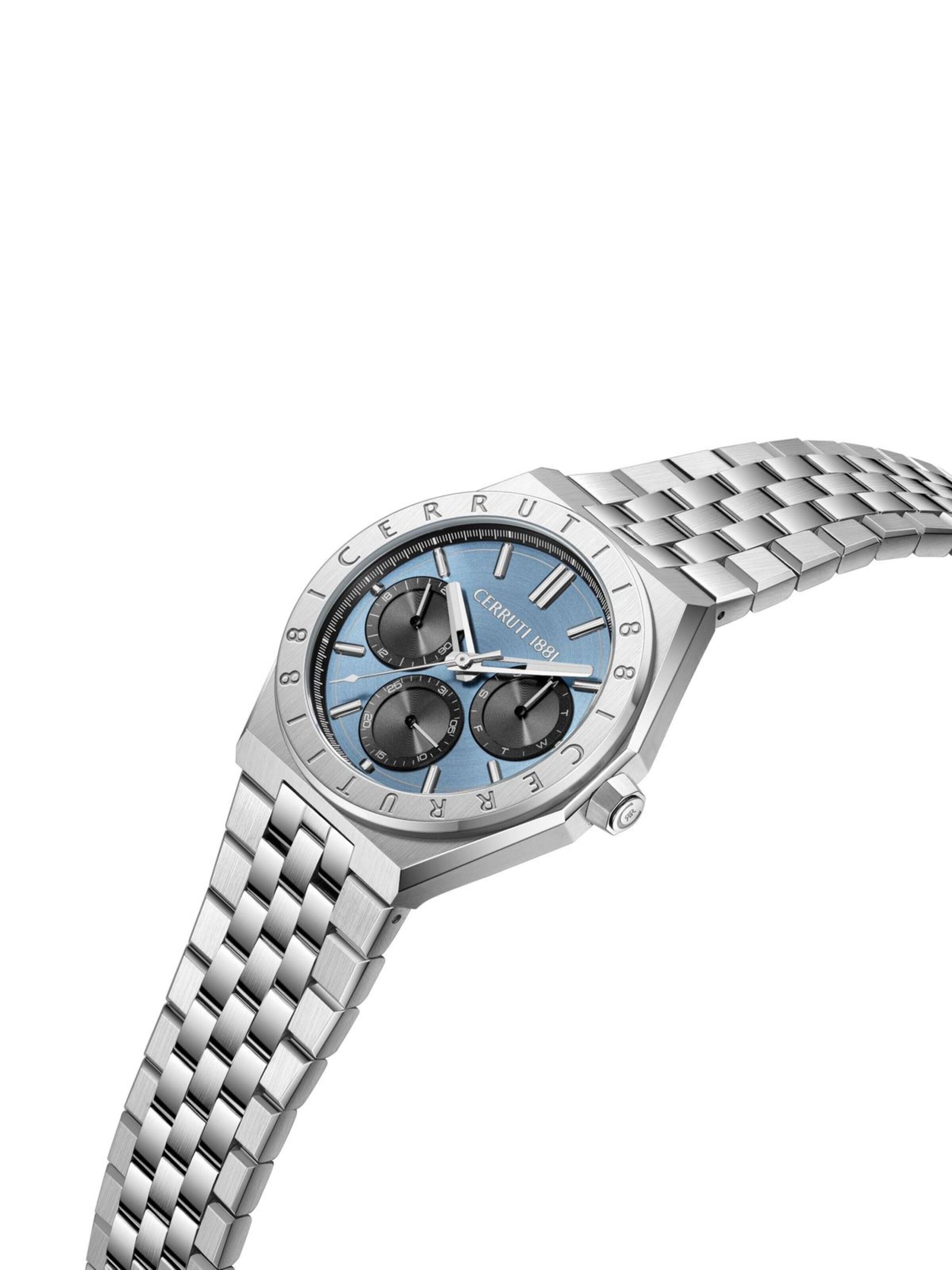 CERRUTI 1881 Analog watch 'Function watch Ravello' in Silver