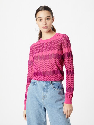 Pull-over Oasis en rose : devant