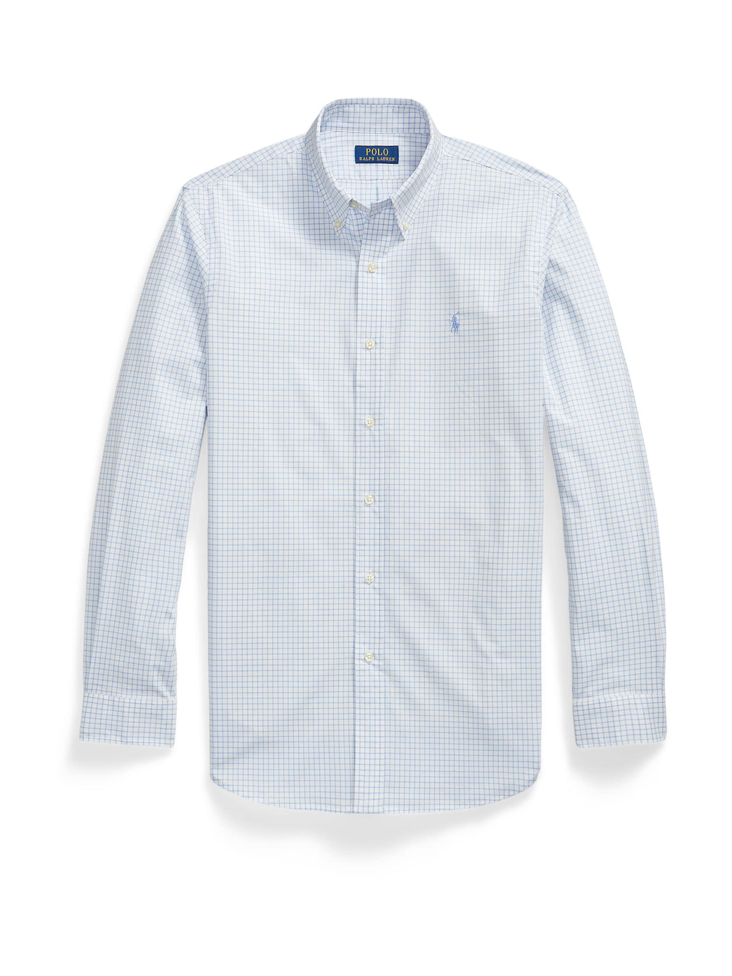 Coupe regular Chemise Polo Ralph Lauren en bleu : devant