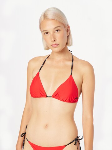 HUGO Triangel Bikinitop in Rot: predná strana