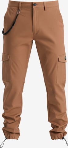 Ombre Trousers in Brown: front
