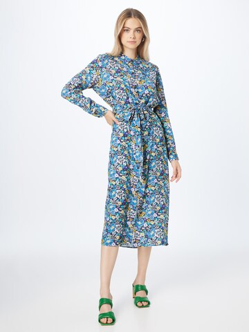 Rich & Royal Shirt Dress in Blue: front