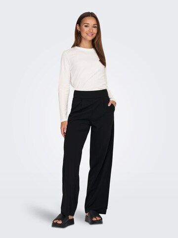 Wide leg Pantaloni con pieghe 'GEGGO' di JDY in nero