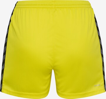 Regular Pantalon de sport Hummel en jaune