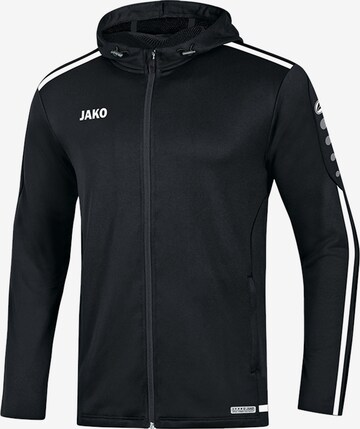 JAKO Athletic Jacket in Black: front